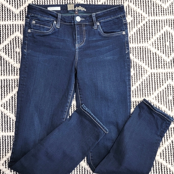 Kut from the Kloth Dianna Skinny Stretch Dark Wash Jeans Size 4 - Picture 8 of 14